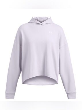 Under Armor Women’s Rival Terry Oversized Hoodie, Size L, Lilac, Gently Used